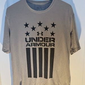 Under Armour Men's Gray Star Graphic Tee
